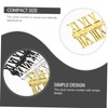 Operitacx 12 pcs Roman Clock Numerals Kit Durable Clock Numbers