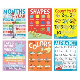 Dr. Seuss Basic Skills Poster Set - 6 Pc.