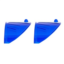 United Pacific C2001B Blue 7" Headlight Visor – Pack of Two