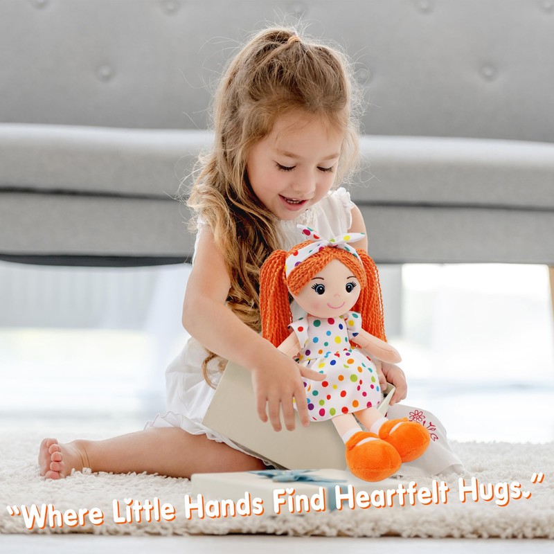 June Garden 18" Snuggle Cuties Bella - Soft Cuddly Plush