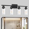 Ascher 4-Light 29.3" Wall Sconces, Modern Vanity Light Fixture with