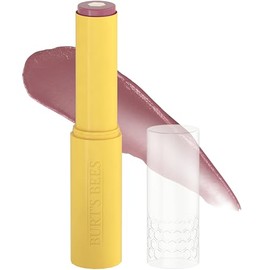 Burt's Bees Bálsamo tintado potenciado, color malva brumosa, bálsamo labial tintado hidratante con núcleo de vitamina C, E y F, hidratante labial de 24 horas con cera de abejas de origen responsable, 100% origen natural, 1 unidad, 0.16 onzas