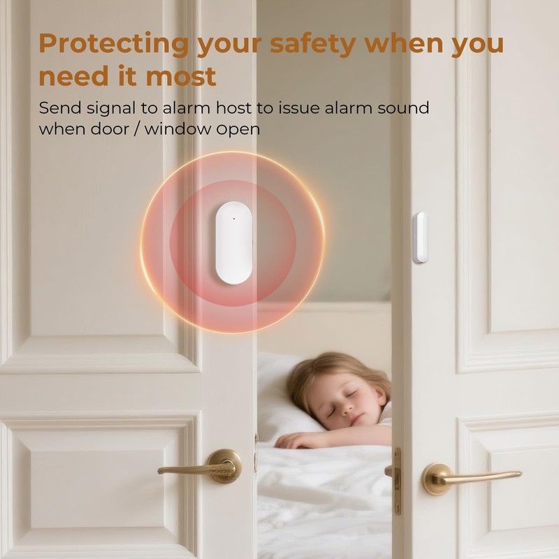 Wireless Door Window Sensor Alarm for Kids Safety DIY Door