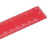 Woodworking Pocket Ruler 12in Multifunctional Metric Inch Woodwork Adjustable Sliding