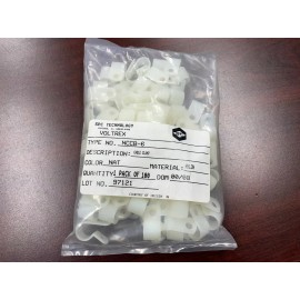 VOLTREX 100-PCS Voltrex Nylon Cable Clamps P-Style OD 12.7MM; ID 9.5MM