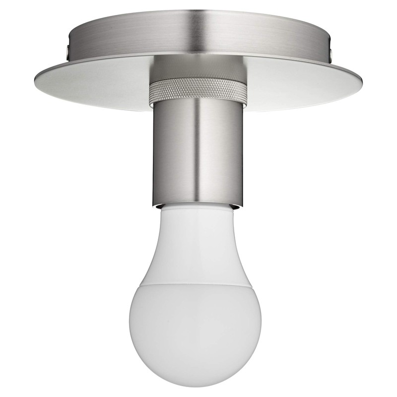 Quorum 322-80 Transitional One Light Ceiling Mount in Brass Finish