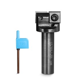 Genmitsu CNC Spoil Board Surfacing Router Bit, 1/2" Shank 1" Cutting Diameter 2 Wing, CNC Milling Machine Slab Flattening Router Bit, Carbide Insert Wood Planer Bit for Woodworking Carving, 2BRBE01A