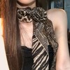 Leopard Print Scarf - Leopard Print Neck Scarf for Women,