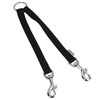 Nylon Coupler Double Lead Walk 2 Dogs Leash Adapter Twin