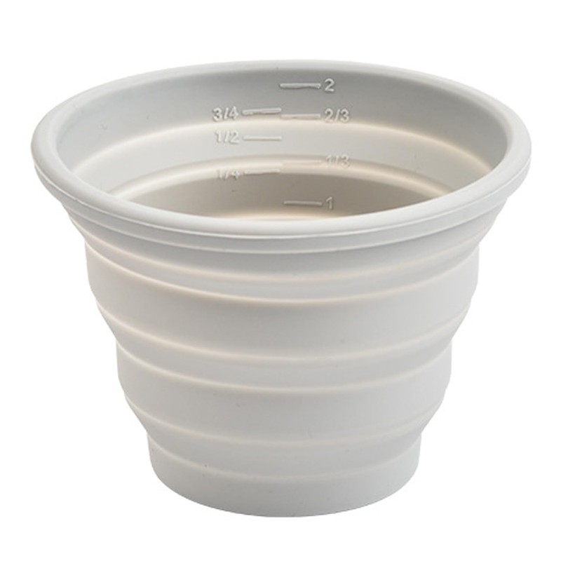 Carimee Silicone Collapsible Cups for Traveling, Reusable Folding Travel Cup,