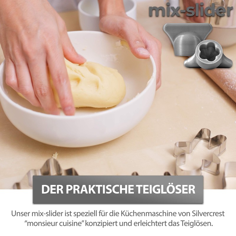 mix-slider ® Dough Flower MCC Monsieur Cuisine Connect, Dough Remover