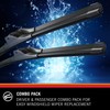 K&N EDGE Wiper Blades: All Weather Performance, Superior Windshield Contact,