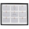 Prinz 9 Opening Clothespin Collage Picture Frame for 4x6 Photos,