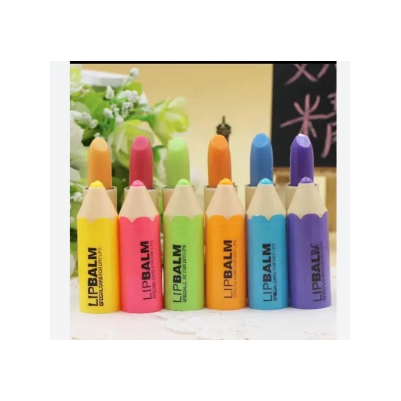 Bálsamo Labial Crayons Magic Caja De 24 Piezas