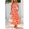 PRETTYGARDEN Womens Summer Dresses 2025 Casual Boho Floral Puff Short