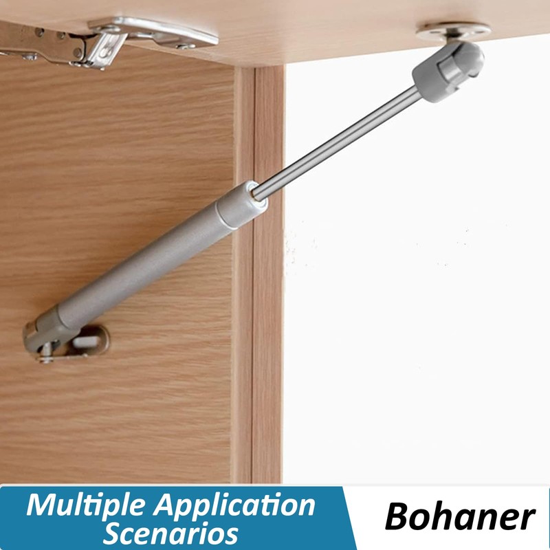 Bohner 120N Gas Struts, 2pcs Cabinet Door Hinges Lift Up