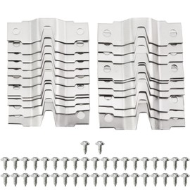Caishun 20PCS Steel Single Slot Precision Hanger with Screws Picture Frame Hanging Concealed Hanging Hardware Serrated Hanging Easel for Hanging Clock Mirror Canvases Picture Frame Blackboard