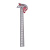 Woodworker Edge Ruler Protractor Portable Stainless Steel Angle Measuring Tool