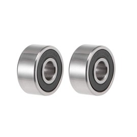 uxcell 1602-2RS Deep Groove Ball Bearings Z2 1/4 X 11/16 X 5/16inch Double Sealed Chrome Steel 2pcs