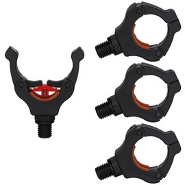 AOKIVIGOA 4pcs Carp Fishing Rod Butt Rests with Magic Magnet Clips for Gripper Pod and Bank Stick Holder