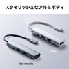 Sanwa Direct 400-HUB086GM USB Hub, Type-C Connection, HDMI 4K /