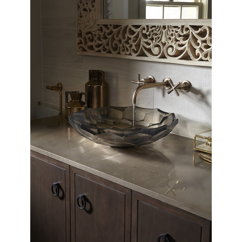 KOHLER K-99685-HF3 Jacquard Ring Pull, Black