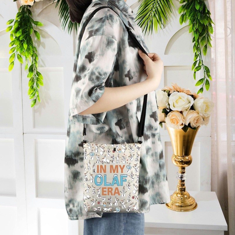 JTOUK In My Olaf-Era Snowman Cross Body Bag Gift for