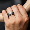 ThunderFit Men's Silicone Rings 10mm Wide 2.5mm Thick Rubber Bands,