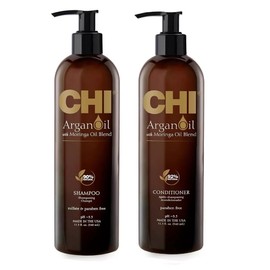 CHI Argan Oil Plus Moringa Oil Shampoo & Conditioner 11.5 oz Duo - (2 PACK)