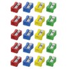Westcott 14207 I Single Hole Sharpener, Plastic 4 Assorted Colours