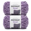 Bernat Velvet Gray Orchid Yarn - 2 Pack of 300g/10.5oz