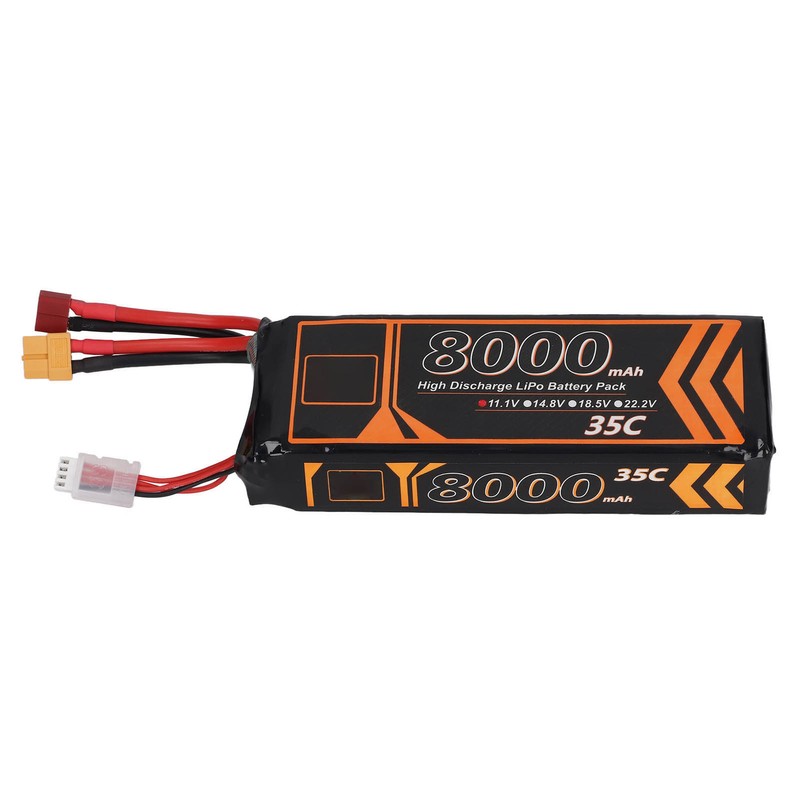 11.1V 8000mAh 35C 3S LiPo Battery with T XT60 Plug