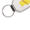 Mr. & Mrs. Panda Rectangular Keyring Chick Hiker, White