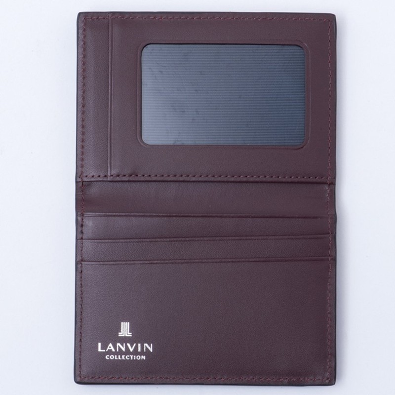 Lanvin Collection Men's Passcase, Cowhide Leather, Genuine Leather, 2 Sided