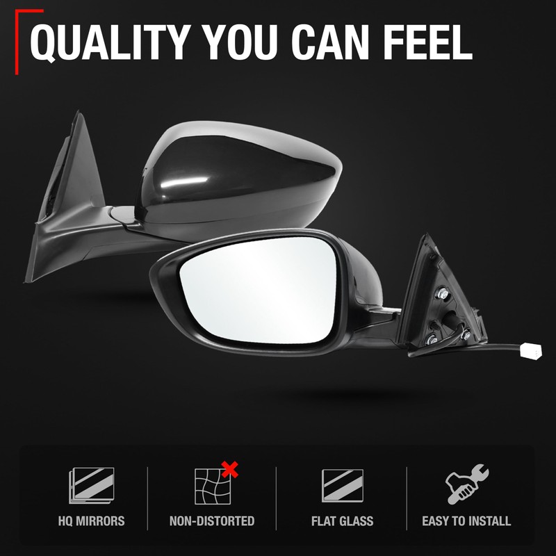 Driver Side Mirror Replacement - Compatible with 2018-2022 Honda Accord