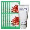 (10 sheets) Innisfree Energy Mask Pomegranate + Blueberry Rebalancing 5.5 Cleanser 100ml / (10매)이니스프리 에너지 마스크 석류+블루베리 리밸런싱 5.5 클렌저 100ml