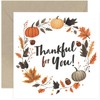 Happy Thanksgiving Card for Friends and Family - Thankful for