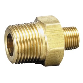 Flowbar [RoHS] Brass Different Diameter Nipple GRN(R)-0603-BS 3/4x3/8