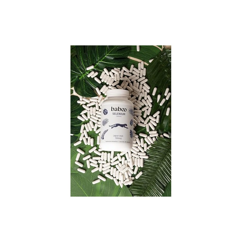 Baboo Selenio 250 Capsulas Capsula 400mg 100mcg Puro