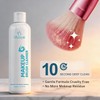 Limpiador de brochas de maquillaje, solución limpiadora para brochas y