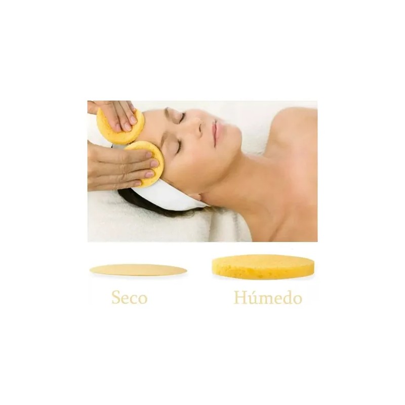 30 Pzs Esponja Facial Comprimida Para Limpieza Y Exfoliación