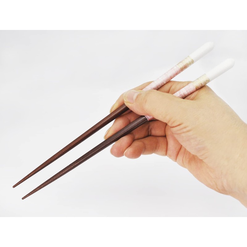 Ishida 63167 Dishwasher Safe Chopsticks, Paulownia Box, Chopsticks Rest, Pair