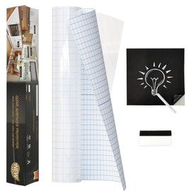 Oxdigi Clear Contact Paper 17.6" x 196"- Heavy Duty Wall Protector, Self Adhesive & Removable Film for Furniture, Countertops, Kitchen & More - Waterproof, Oil Proof, Scratch Resistant