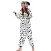 Clarisbelle Women's Dalmatian Adult Animal Onesies Cosplay Party Wear Pajamas