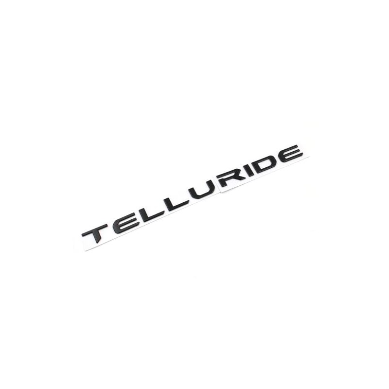 Gloss Black Telluride Rear Tailgate Emblem Letter Fit 2022-2024 Telluride