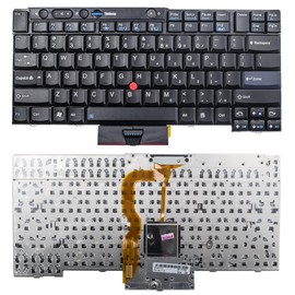 QRFAX Replacement Laptop Keyboard with Pointer for Lenovo ThinkPad T400S T410 T410S T410I T410SI T420 T420I T420S T510 T510I T520 W510 W520 X220 X220I X220S X220T US Layout Black