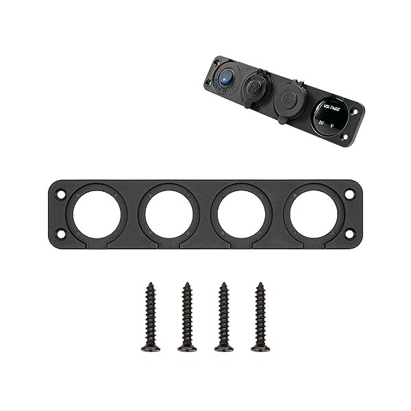 SDAQGE ABS Car Marine Motorcycle ATV RV Lighter Panel -
