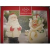 LENOX HOLIDAY Salt & Pepper Set Checking it Twice