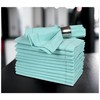 BEDDING CRAFT Set of 12 Cotton Cloth Napkin 18x18 Aqua