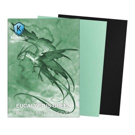 Eucalyptus Green Dual Matte Card Sleeves, Katomula Card Sleeves for MTG, Standard Card Sleeve for MTG, PKM, Flesh & Blood